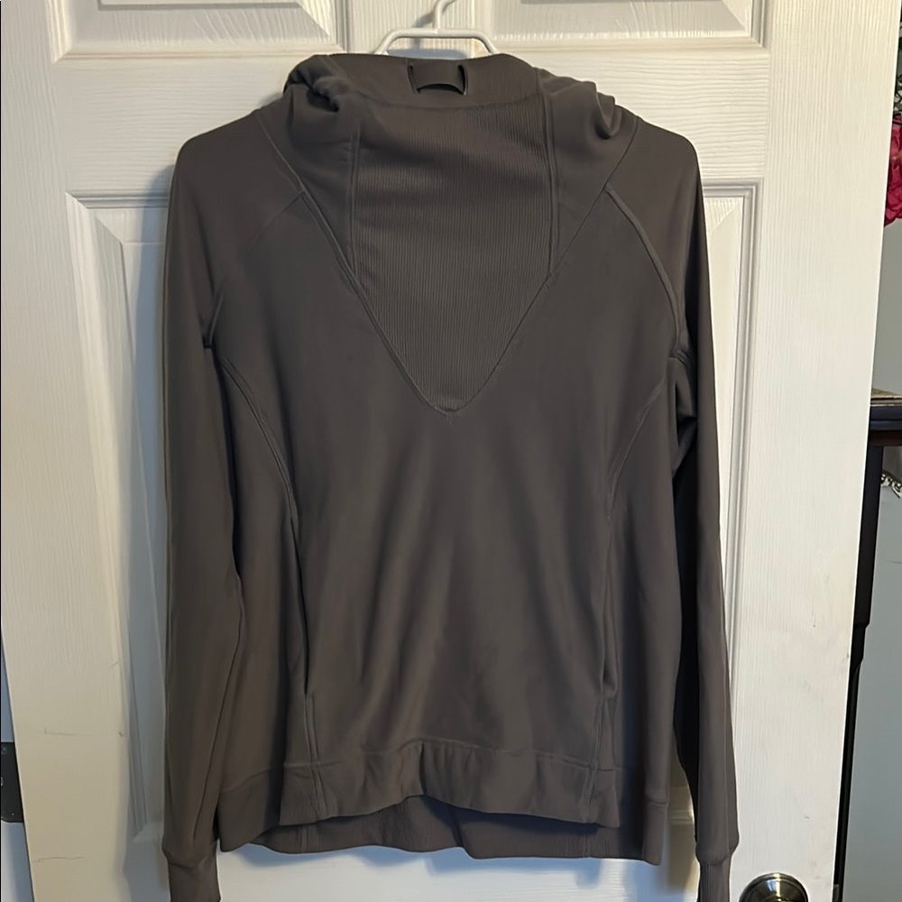 Gray Hooded Sweatshirt